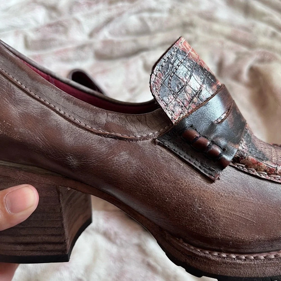 Freebird Bristol Chunky Heeled Loafer - Picture 7 of 16